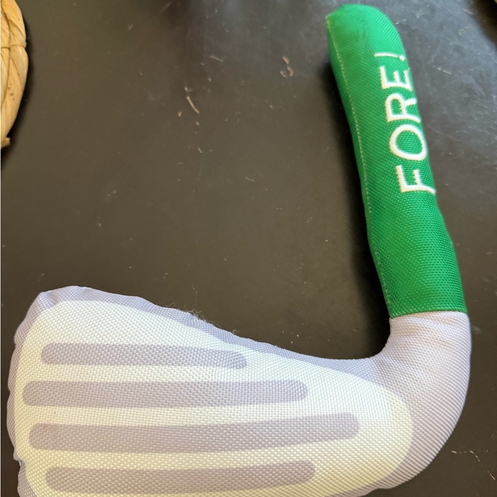 Green and White Novelty Golf Club FORE!